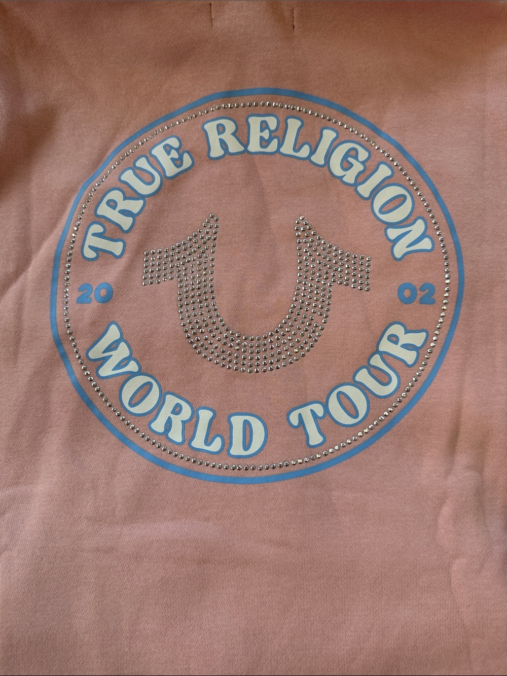 True Religion Pink Hoodie & Jogger Set - Picture 2 of 16